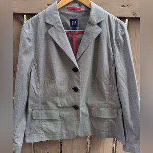 🔥SALE🔥GAP Gingham Printed Blazer Sz 16 - EUC